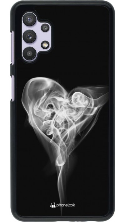 Hülle Samsung Galaxy A32 5G - Valentine 2022 Black Smoke