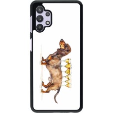 Samsung Galaxy A32 5G Case Hülle - Wine Teckel