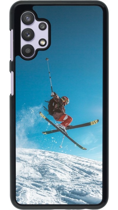 Samsung Galaxy A32 5G Case Hülle - Winter 22 Ski Jump