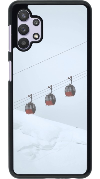Samsung Galaxy A32 5G Case Hülle - Winter 22 ski lift