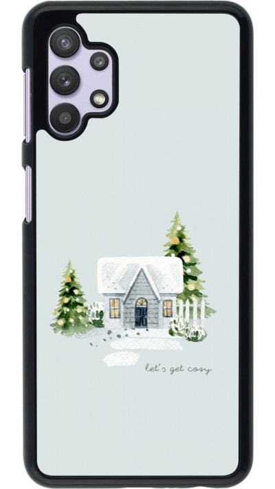 Samsung Galaxy A32 5G Case Hülle - Winter 25 Cosy House