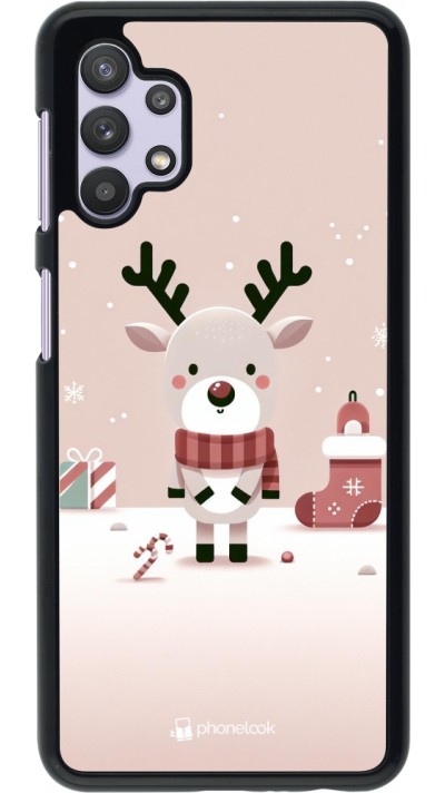 Samsung Galaxy A32 5G Case Hülle - Weihnachten 2023 Choupinette Rentier