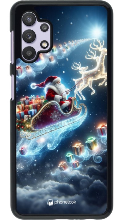 Samsung Galaxy A32 5G Case Hülle - Weihnachten 2023 Verzauberter Weihnachtsmann