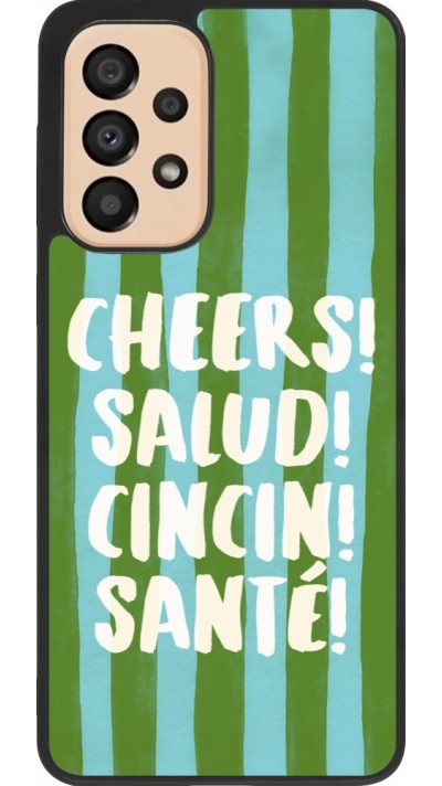 Samsung Galaxy A33 5G Case Hülle - Silikon schwarz Cheers 2026