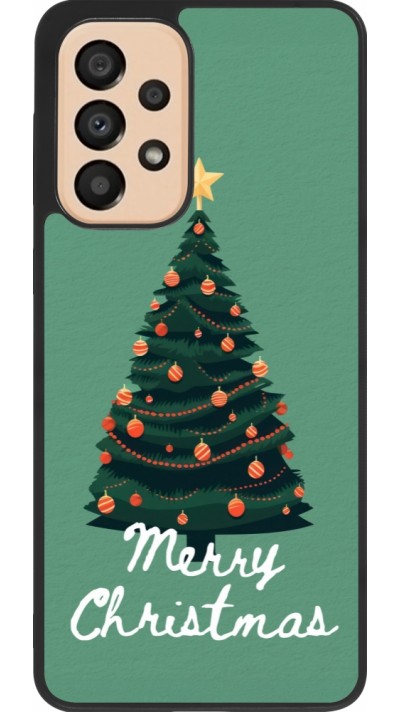 Samsung Galaxy A33 5G Case Hülle - Silikon schwarz Christmas 25 Xmas Tree