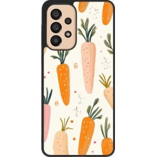 Samsung Galaxy A33 5G Case Hülle - Silikon schwarz Easter 2026 Illustration carrots
