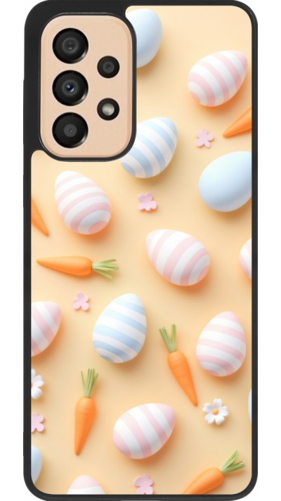 Samsung Galaxy A33 5G Case Hülle - Silikon schwarz Easter 2026 Pattern Easter