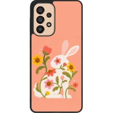 Samsung Galaxy A33 5G Case Hülle - Silikon schwarz Easter 2026 Rabbit collage