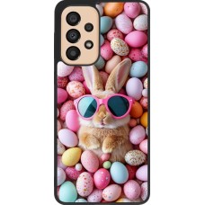 Samsung Galaxy A33 5G Case Hülle - Silikon schwarz Easter 2026 Rabbit fun