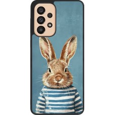Samsung Galaxy A33 5G Case Hülle - Silikon schwarz Easter 2026 Rabbit navy