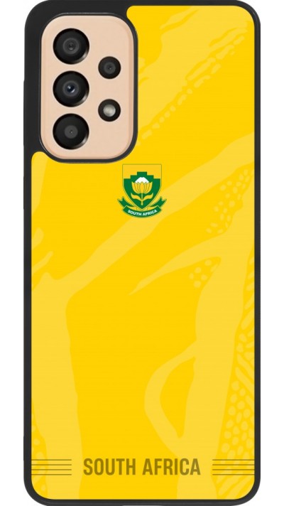Samsung Galaxy A33 5G Case Hülle - Silikon schwarz Südafrika 2026 personalisierbares Fussballtrikot