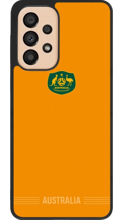 Samsung Galaxy A33 5G Case Hülle - Silikon schwarz Australien 2026 personalisierbares Fussballtrikot