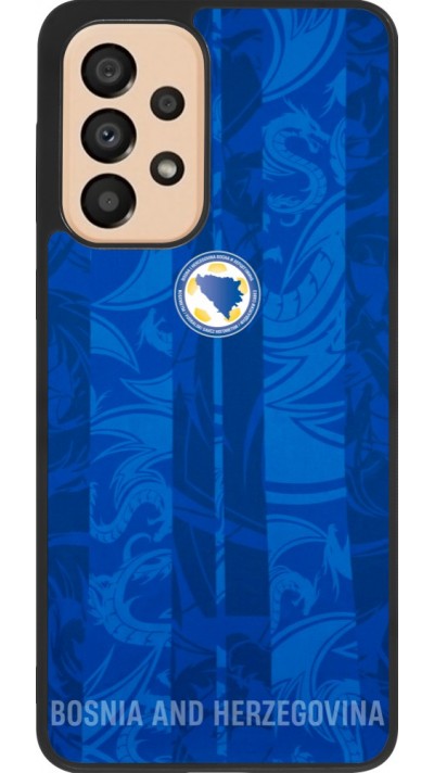 Samsung Galaxy A33 5G Case Hülle - Silikon schwarz Bosnien und Herzegowina 2026 personalisierbares Fussballtrikot