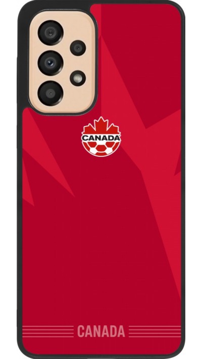 Samsung Galaxy A33 5G Case Hülle - Silikon schwarz Kanada 2026 personalisierbares Fussballtrikot