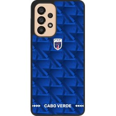 Samsung Galaxy A33 5G Case Hülle - Silikon schwarz Kap Verde 2026 personalisierbares Fussballtrikot