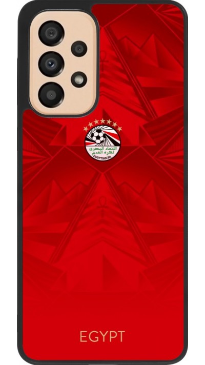 Samsung Galaxy A33 5G Case Hülle - Silikon schwarz Ägypten 2026 personalisierbares Fussballtrikot