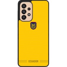 Samsung Galaxy A33 5G Case Hülle - Silikon schwarz Ecuador 2026 personalisierbares Fussballtrikot