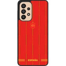 Samsung Galaxy A33 5G Case Hülle - Silikon schwarz Spanien 2026 personalisierbares Fussballtrikot