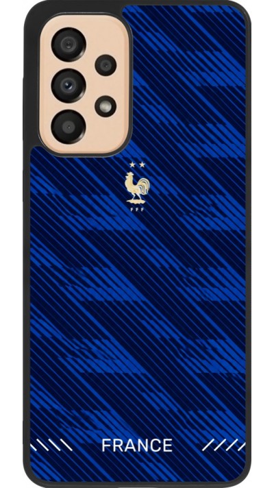 Samsung Galaxy A33 5G Case Hülle - Silikon schwarz Frankreich 2026 personalisierbares Fussballtrikot