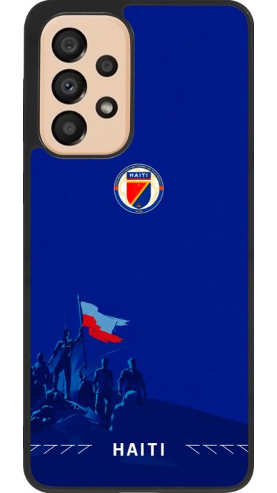 Samsung Galaxy A33 5G Case Hülle - Silikon schwarz Haiti 2026 personalisierbares Fussballtrikot