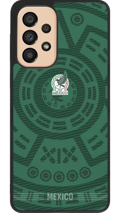 Samsung Galaxy A33 5G Case Hülle - Silikon schwarz Mexiko 2026 personalisierbares Fussballtrikot