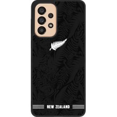 Samsung Galaxy A33 5G Case Hülle - Silikon schwarz Neuseeland 2026 personalisierbares Fussballtrikot