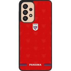 Samsung Galaxy A33 5G Case Hülle - Silikon schwarz Panama 2026 personalisierbares Fussballtrikot