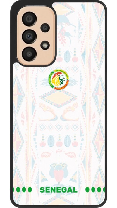 Samsung Galaxy A33 5G Case Hülle - Silikon schwarz Senegal 2026 personalisierbares Fussballtrikot