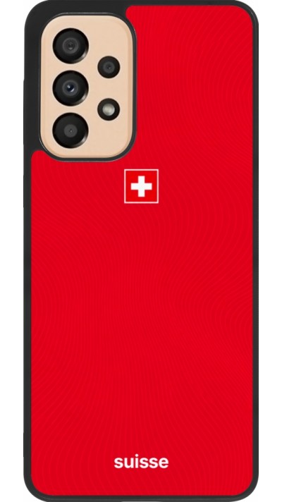 Samsung Galaxy A33 5G Case Hülle - Silikon schwarz Schweiz 2026 personalisierbares Fussballtrikot