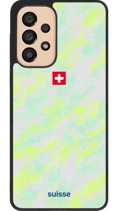 Samsung Galaxy A33 5G Case Hülle - Silikon schwarz Schweiz Away 2026 personalisierbares Fussballtrikot