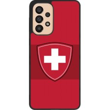 Samsung Galaxy A33 5G Case Hülle - Silikon schwarz Hockey World Championship Ecusson Suisse