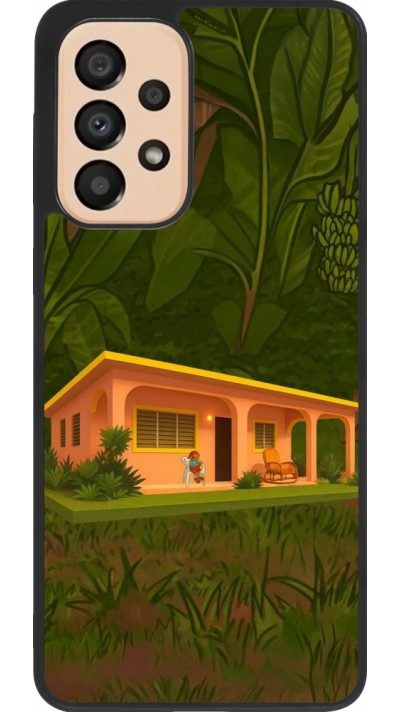 Samsung Galaxy A33 5G Case Hülle - Silikon schwarz Benitos house DTMF