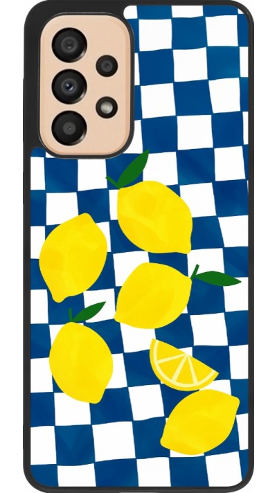 Samsung Galaxy A33 5G Case Hülle - Silikon schwarz Illustration lemons 2026