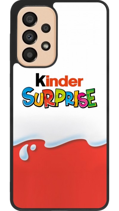 Samsung Galaxy A33 5G Case Hülle - Silikon schwarz Kinder Surprise