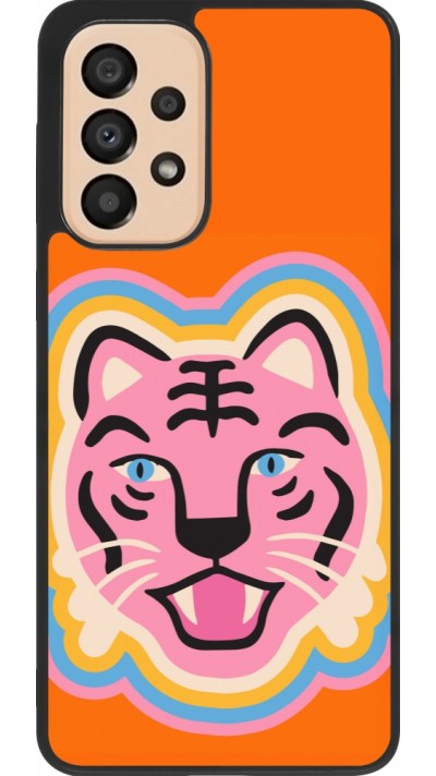 Samsung Galaxy A33 5G Case Hülle - Silikon schwarz Lion colors 2026