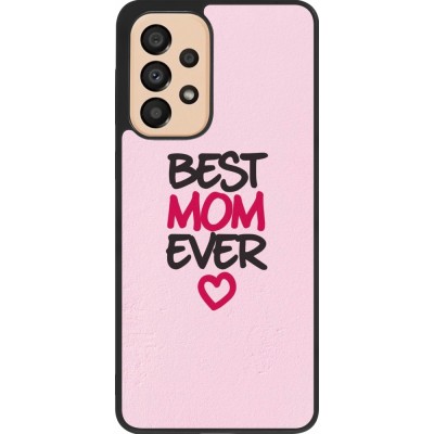 Samsung Galaxy A33 5G Case Hülle - Silikon schwarz Mom 2023 best Mom ever pink