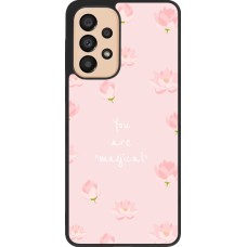 Samsung Galaxy A33 5G Case Hülle - Silikon schwarz Mom 2023 your are magical