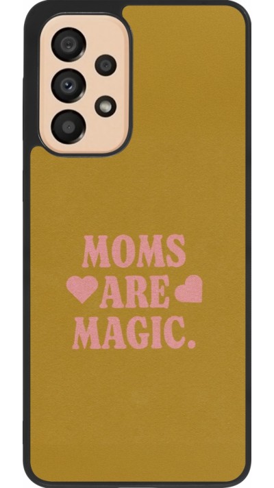 Samsung Galaxy A33 5G Case Hülle - Silikon schwarz Mom 2026 Are Magic