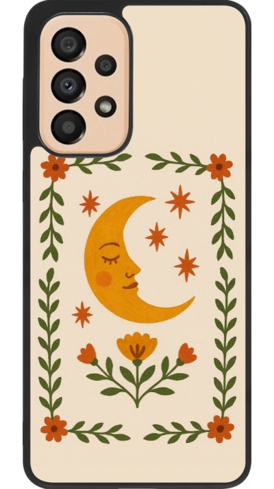 Samsung Galaxy A33 5G Case Hülle - Silikon schwarz Half moon stamp 2026