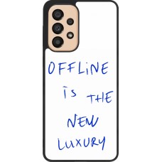 Coque Samsung Galaxy A33 5G - Silicone rigide noir Offline is the new luxury