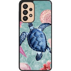 Samsung Galaxy A33 5G Case Hülle - Silikon schwarz Preppy Turtle