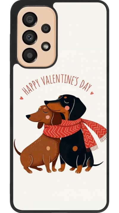 Coque Samsung Galaxy A33 5G - Silicone rigide noir Saint Valentines Day 26 Happy Valentine