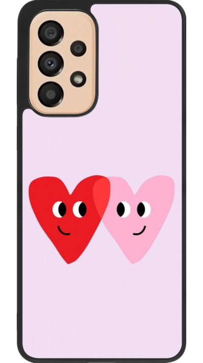 Coque Samsung Galaxy A33 5G - Silicone rigide noir Saint Valentines Day 26 Heart