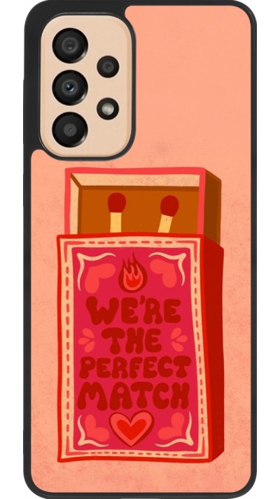 Coque Samsung Galaxy A33 5G - Silicone rigide noir Saint Valentines Day 26 Perfect Match