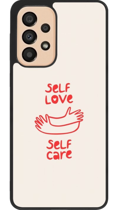 Coque Samsung Galaxy A33 5G - Silicone rigide noir Saint Valentines Day 26 Self love self care
