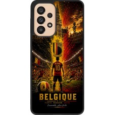 Samsung Galaxy A33 5G Case Hülle - Silikon schwarz Fussball Belgien splash 2026