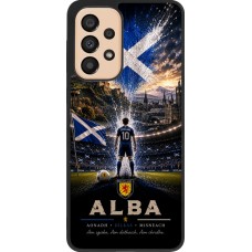 Samsung Galaxy A33 5G Case Hülle - Silikon schwarz Fussball Schottland splash 2026