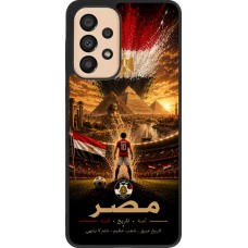 Samsung Galaxy A33 5G Case Hülle - Silikon schwarz Fussball Ägypten splash 2026