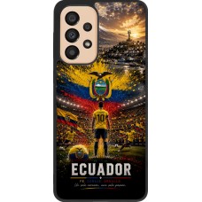 Samsung Galaxy A33 5G Case Hülle - Silikon schwarz Fussball Ecuador splash 2026