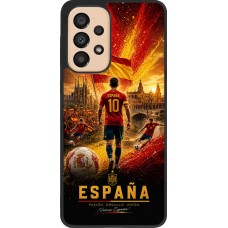 Samsung Galaxy A33 5G Case Hülle - Silikon schwarz Fussball Espanien splash 2026